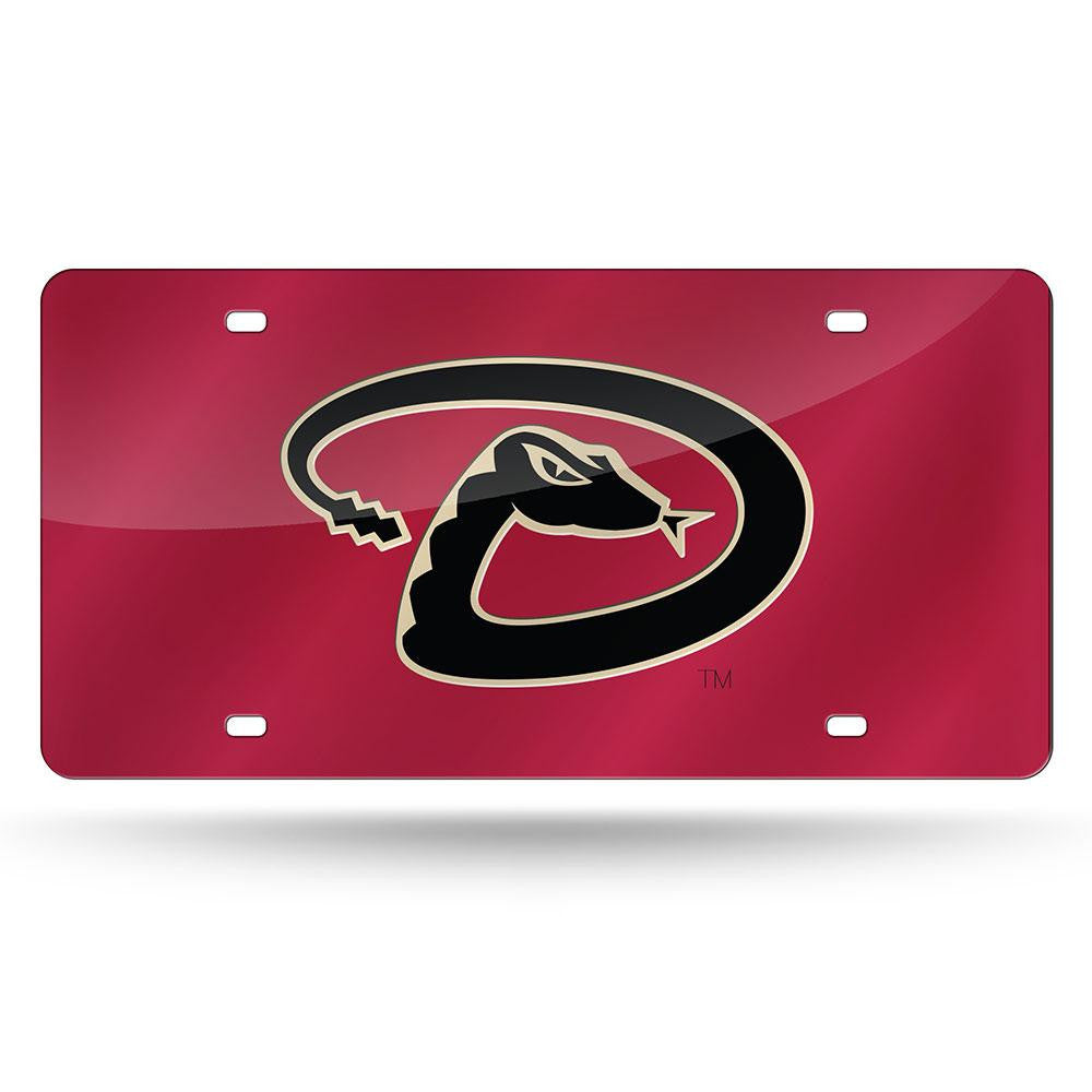 Arizona Diamondbacks MLB Laser Cut License Plate Cover Colored