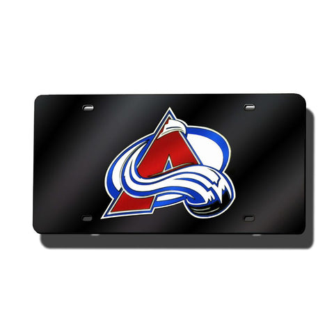 Colorado Avalanche NHL Laser Cut License Plate Cover