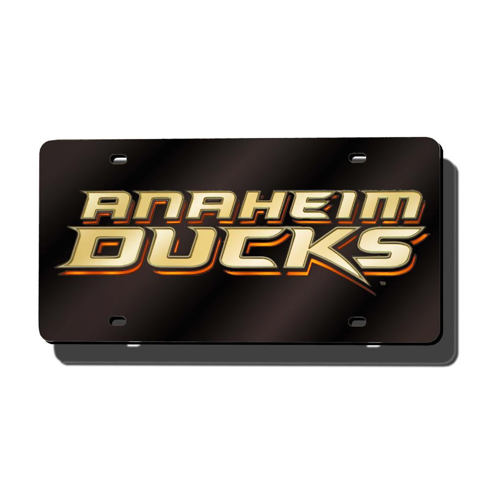 Anaheim Ducks NHL Laser Cut License Plate Cover