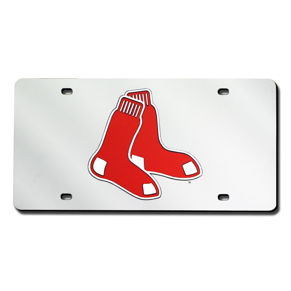 Boston Red Sox MLB Laser Cut License Plate Cover