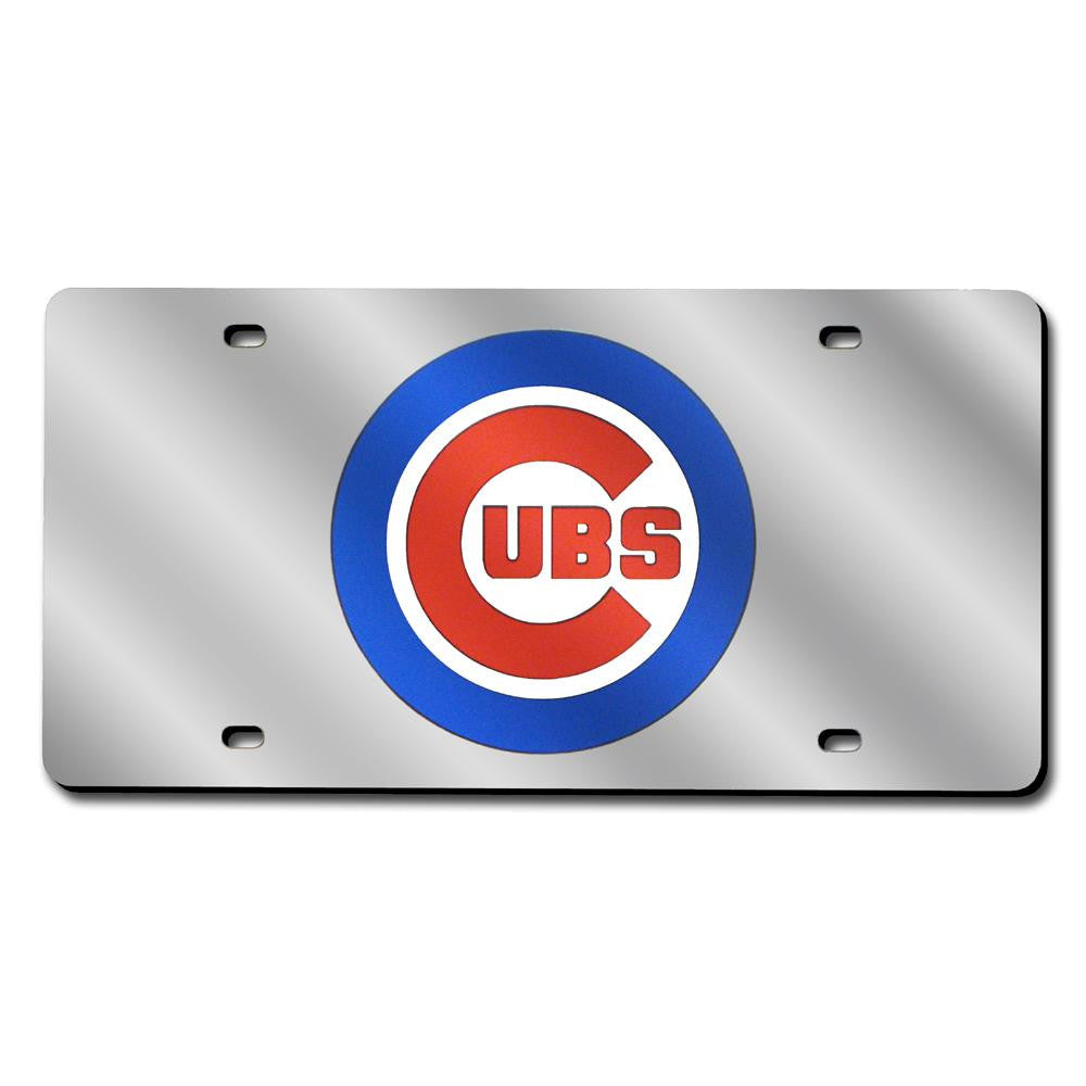 Chicago Cubs MLB Laser Cut License Plate Cover