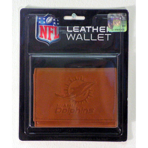 Miami Dolphins NFL Manmade Leather Tri-Fold