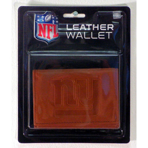 New York Giants NFL Manmade Leather Tri-Fold