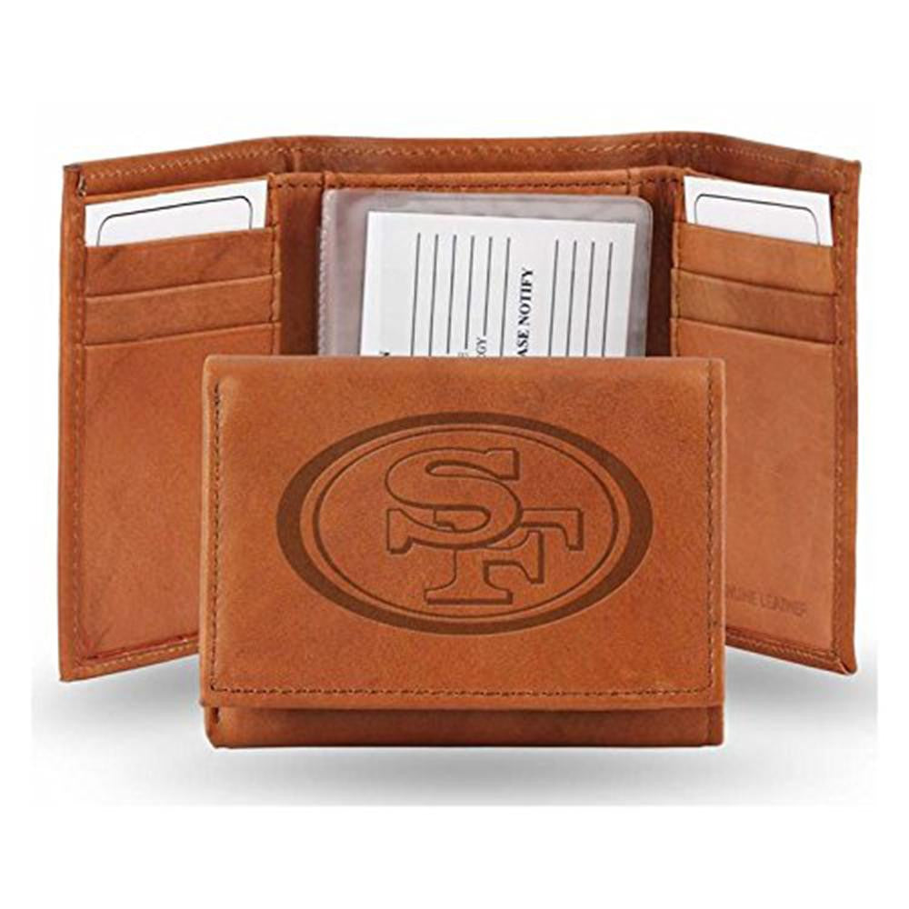 San Francisco 49ers NFL Manmade Leather Tri-Fold