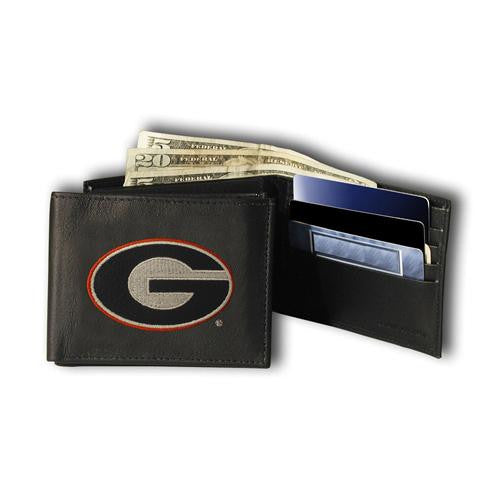 Georgia Bulldogs NCAA Embroidered Billfold Wallet