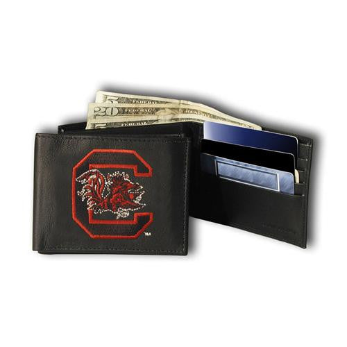 South Carolina Gamecocks NCAA Embroidered Billfold Wallet