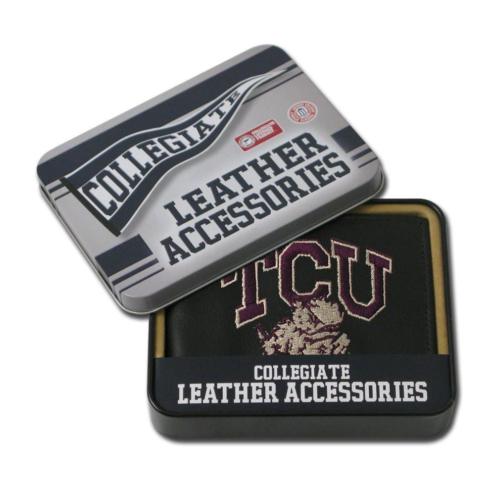 Texas Christian Horned Frogs  Embroidered Billfold Wallet