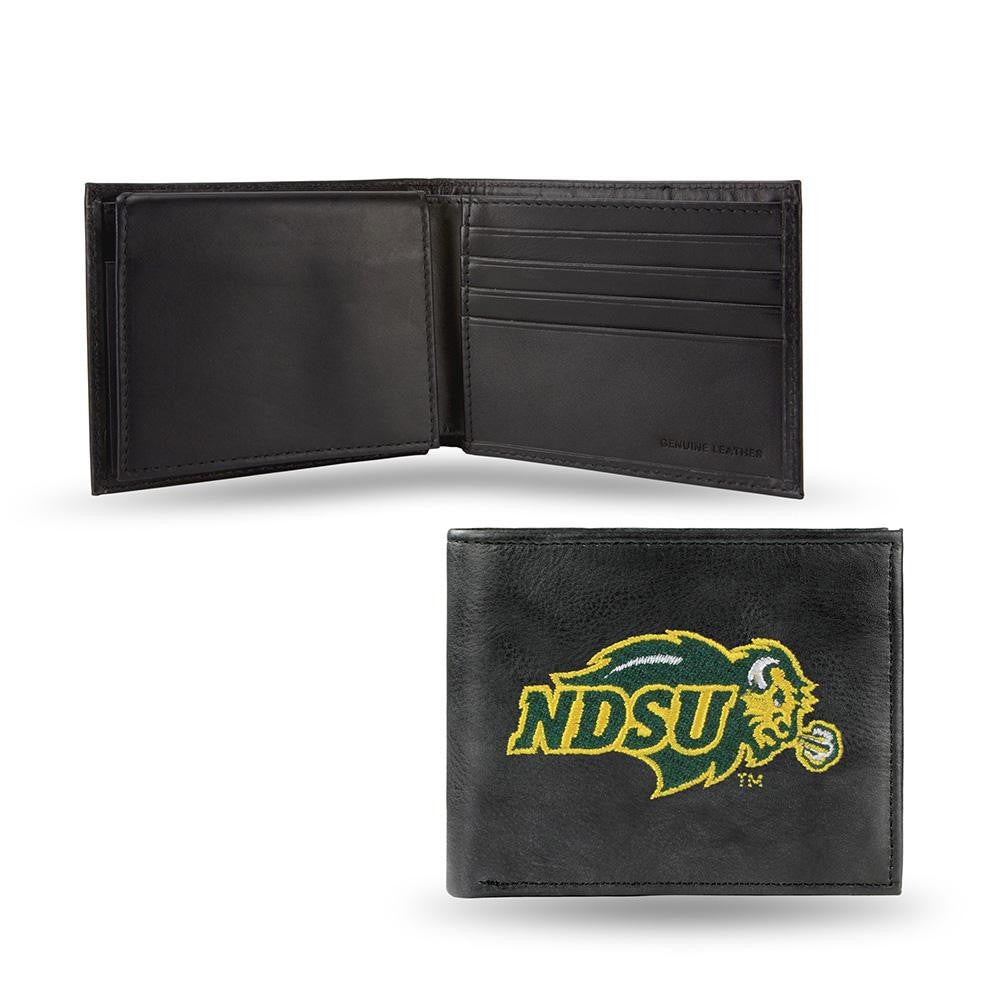 North Dakota State Bison  Embroidered Billfold Wallet