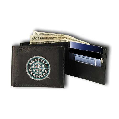 Seattle Mariners MLB Embroidered Billfold Wallet