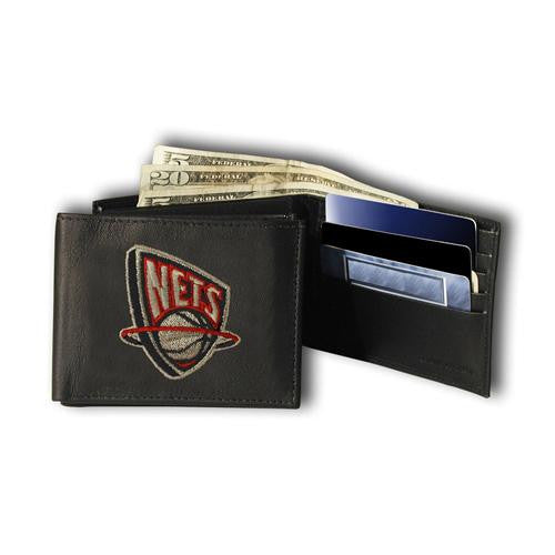 Brooklyn Nets NBA Embroidered Billfold Wallet