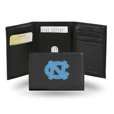 North Carolina Tar Heels  Embroidered Trifold Wallet