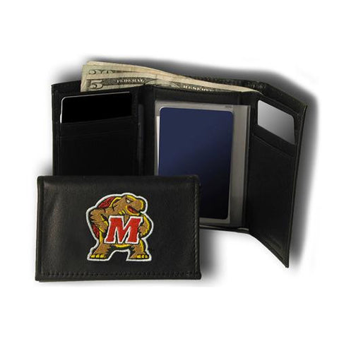 Maryland Terps NCAA Embroidered Trifold Wallet