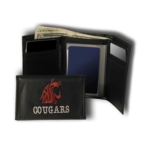 Washington State Cougars NCAA Embroidered Trifold Wallet