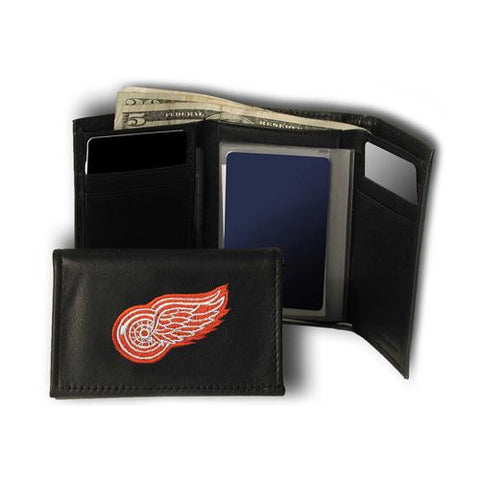 Detroit Red Wings NHL Embroidered Trifold Wallet