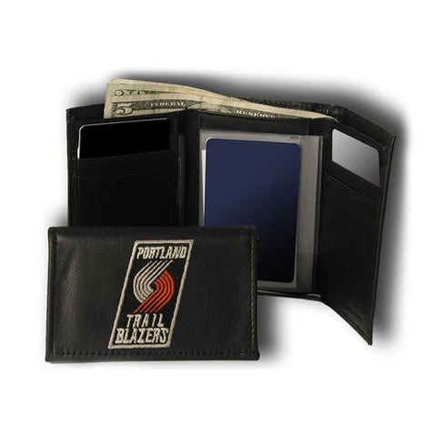 Portland Trail Blazers NBA Embroidered Trifold Wallet