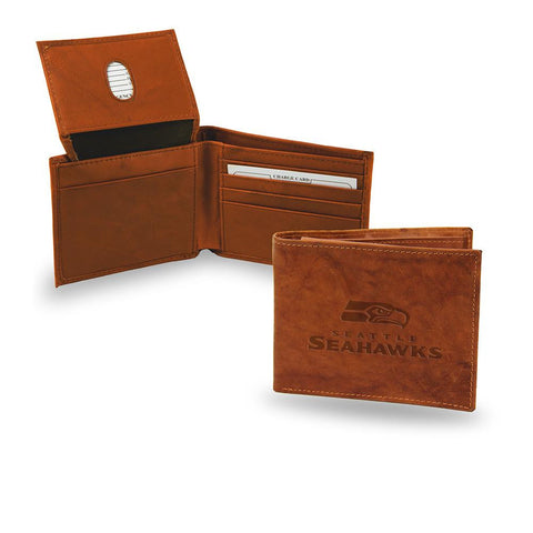 Seattle Seahawks  Embossed Leather Billfold