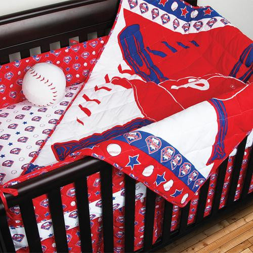 Philadelphia Phillies MLB Micro Fiber Crib Set