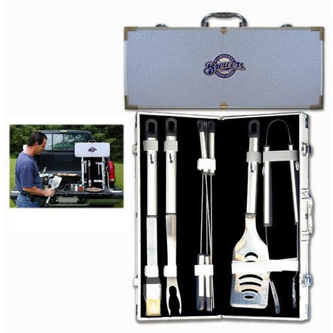 Milwaukee Brewers MLB 8pc BBQ Tools Set