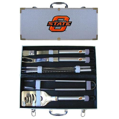 Oklahoma State Cowboys NCAA 8pc BBQ Tools Set