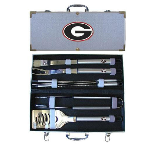 Georgia Bulldogs NCAA 8pc BBQ Tools Set