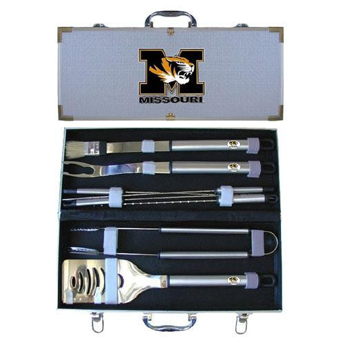 Missouri Tigers NCAA 8pc BBQ Tools Set