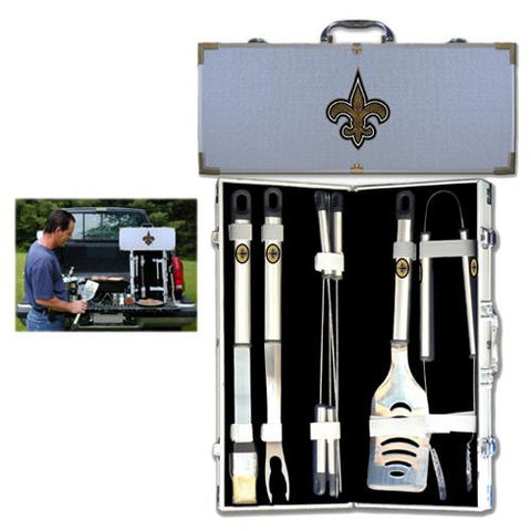 New Orleans Saints NFL 8pc BBQ Tools Set