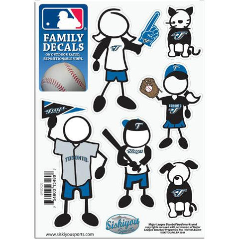 Toronto Blue Jays MLB Family Car Decal Set (Small)