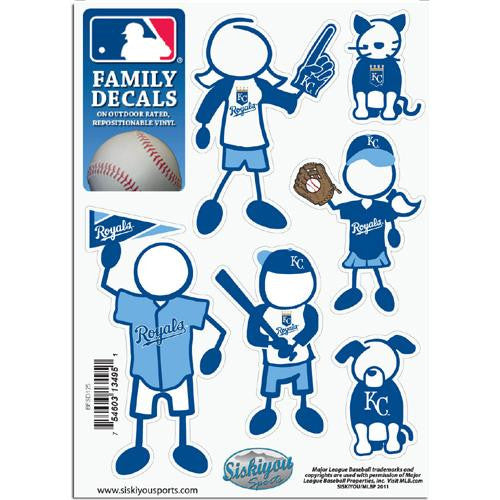 Kansas City Royals MLB Family Car Decal Set (Small)