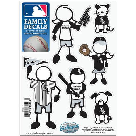 Chicago White Sox MLB Family Car Decal Set (Small)