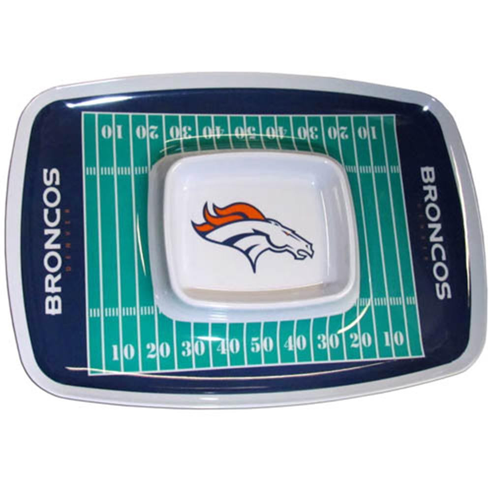 Denver Broncos NFL Chip & Dip Tray