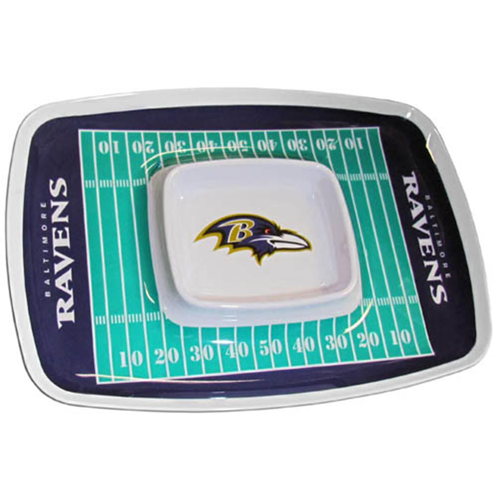 Baltimore Ravens NFL Chip & Dip Tray