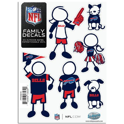 Buffalo Bills NFL Family Car Decal Set (Small)