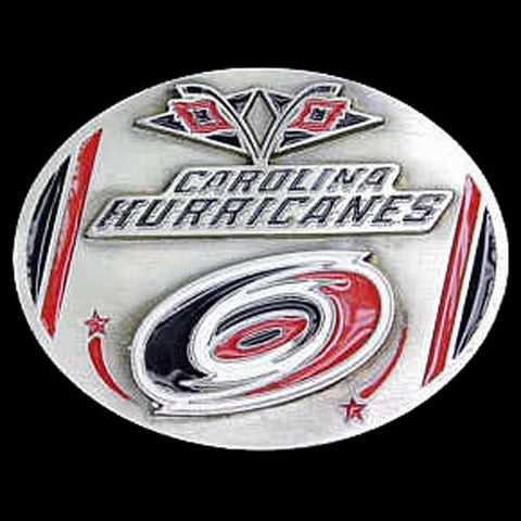 Carolina Hurricanes NHL Enameled Belt Buckle