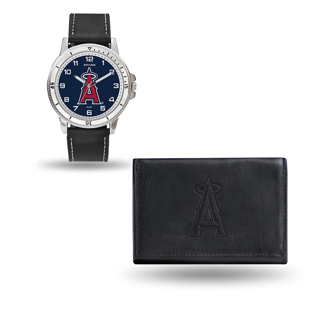 Los Angeles Angels MLB Watch and Wallet Set (Chicago Watch)