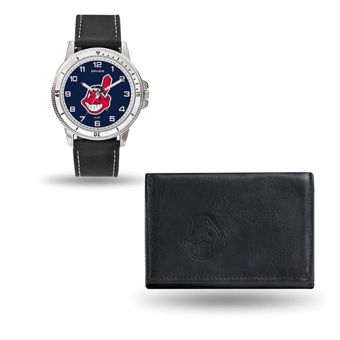 Cleveland Indians MLB Watch and Wallet Set (Chicago Watch)