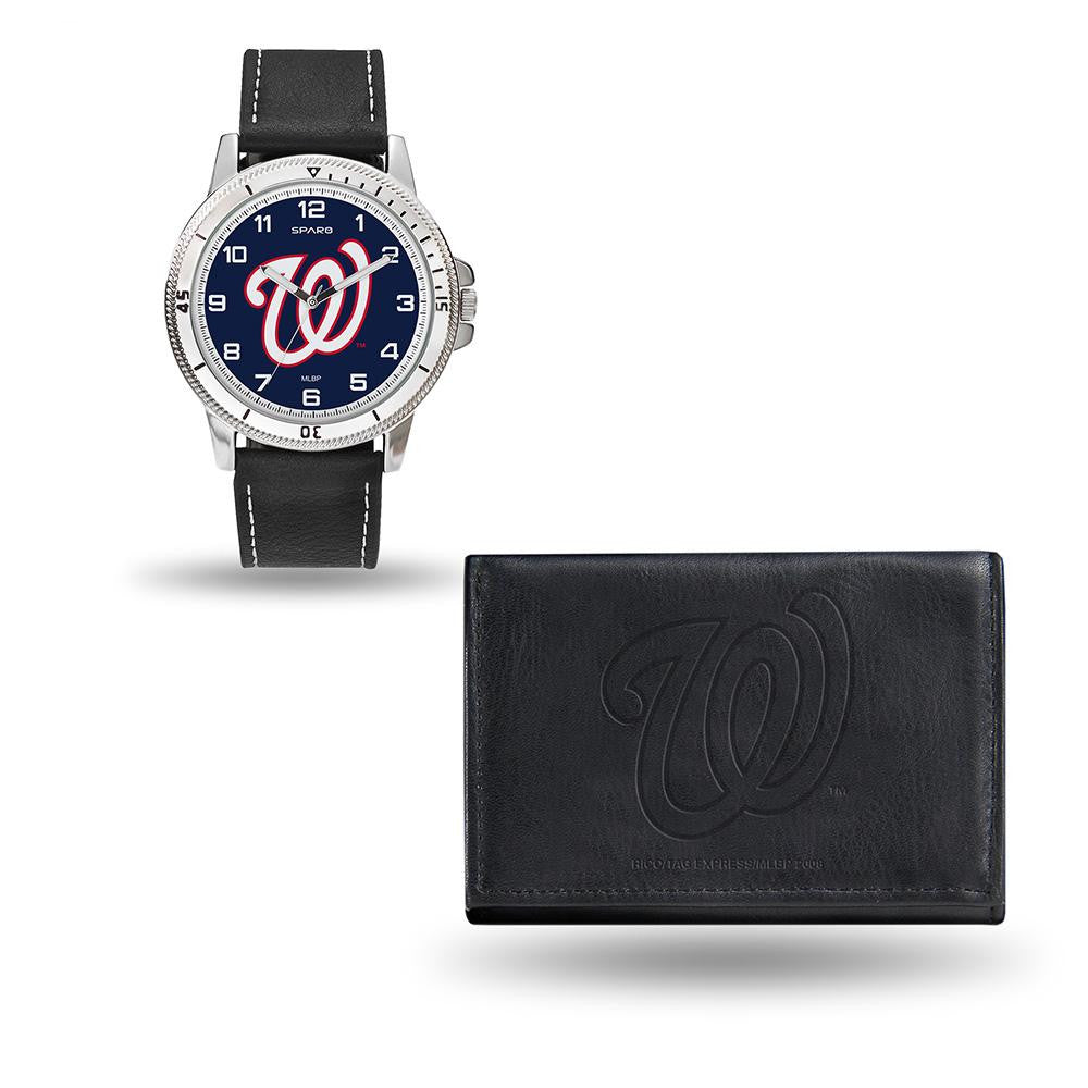 Washington Nationals MLB Watch and Wallet Set (Chicago Watch)