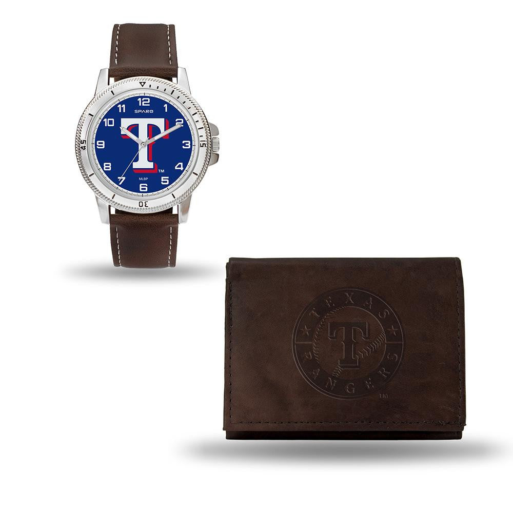 Texas Rangers MLB Watch and Wallet Set (Niles Watch)