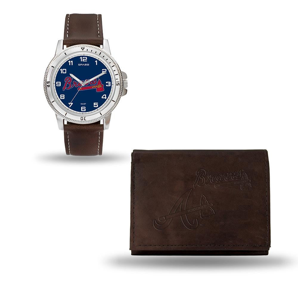 Atlanta Braves MLB Watch and Wallet Set (Niles Watch)