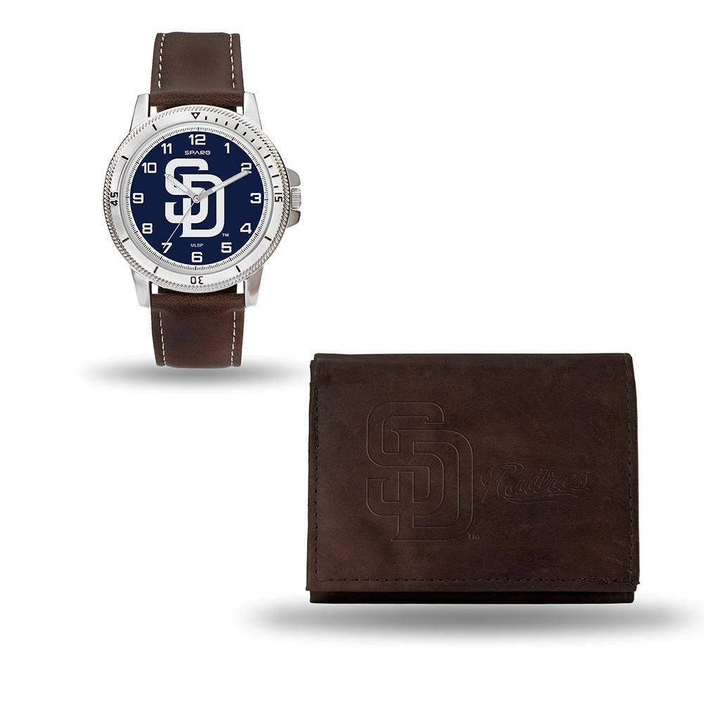 San Diego Padres MLB Watch and Wallet Set (Niles Watch)