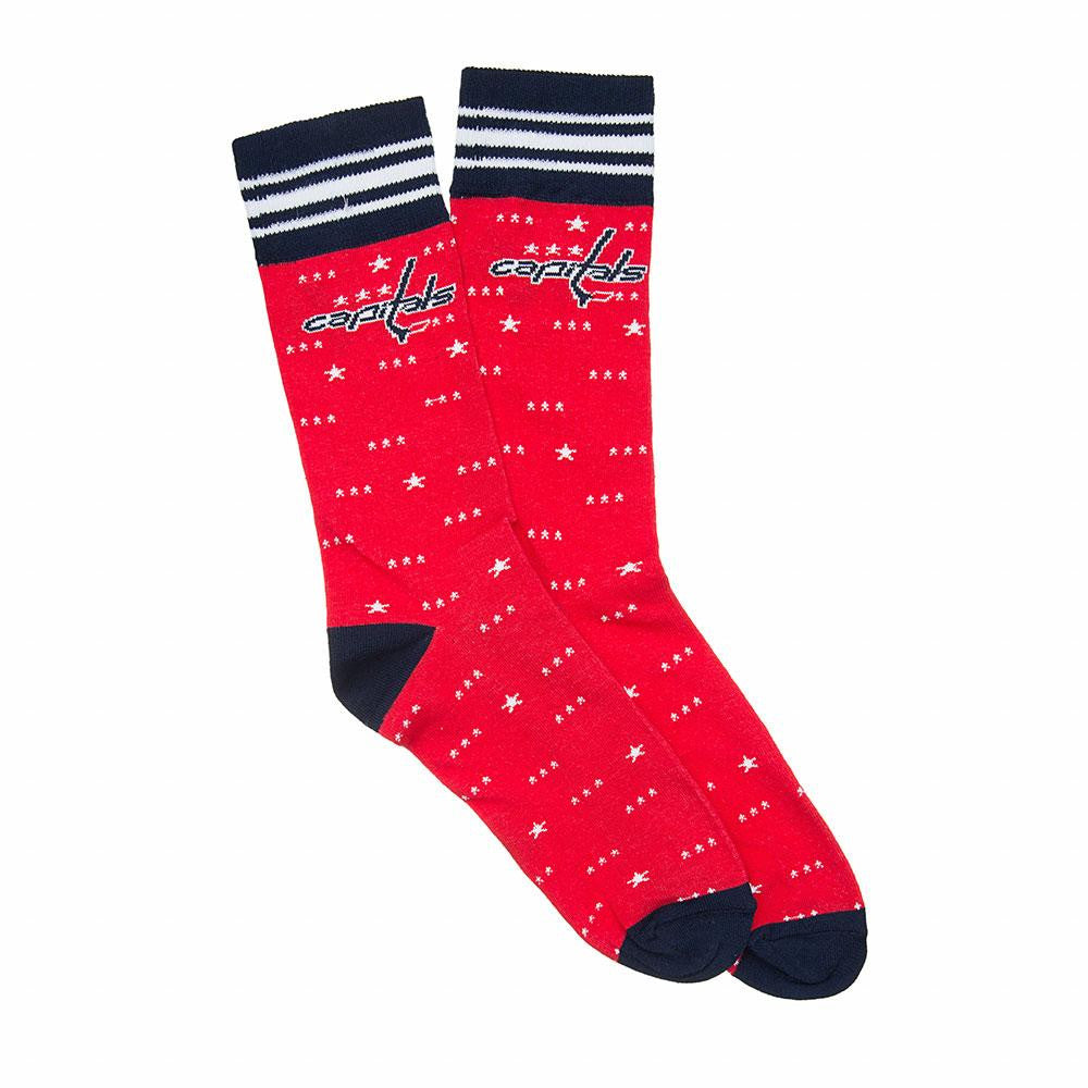 Washington Capitals NHL Stylish Team Red Sock (1 Pair) (S-M)