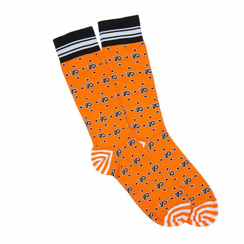 Philadelphia Flyers NHL Stylish Team Sock (1 Pair) (M-L)