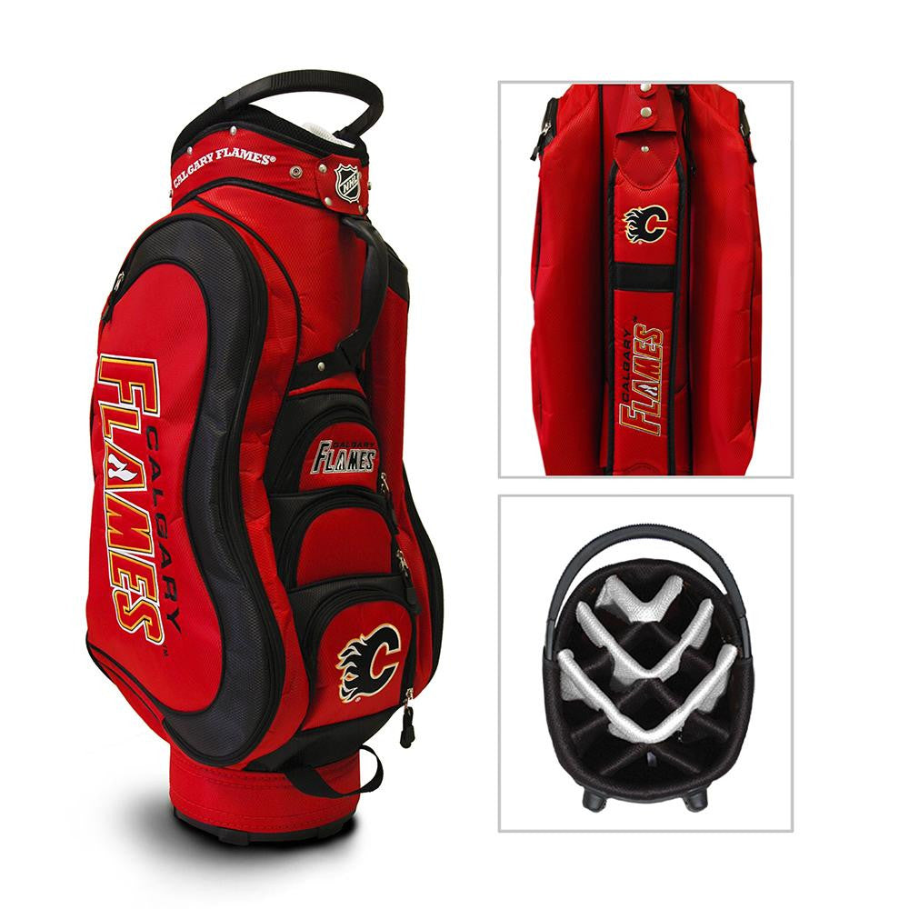 Calgary Flames NHL Cart Bag - 14 way Medalist