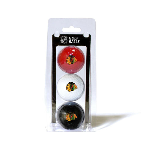 Chicago Blackhawks NHL 3 Ball Pack