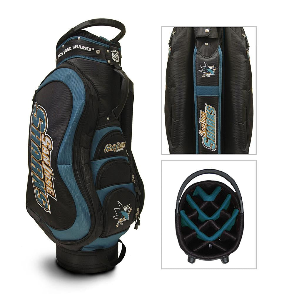 San Jose Sharks NHL Cart Bag - 14 way Medalist