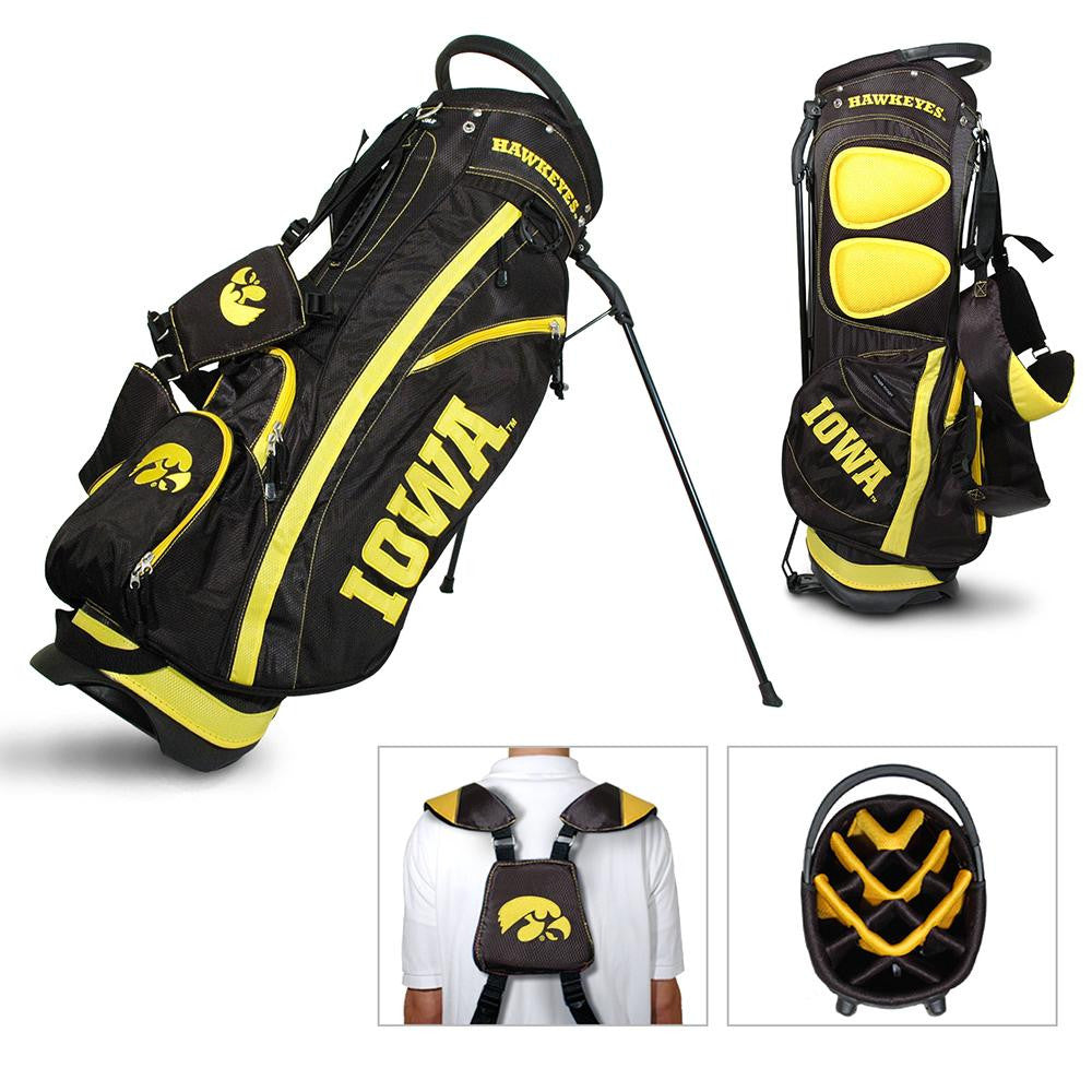 Iowa Hawkeyes NCAA Stand Bag - 14 way (Fairway)