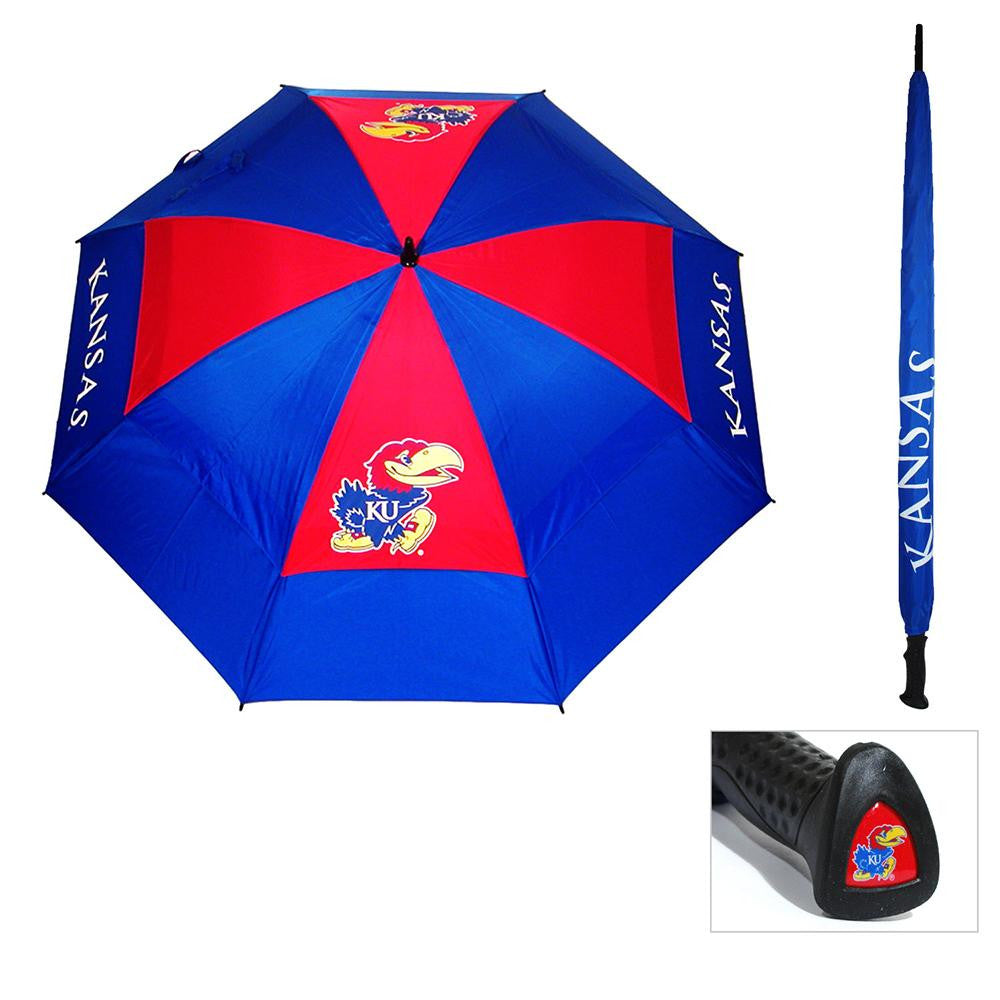 Kansas Jayhawks NCAA 62 inch Double Canopy Umbrella