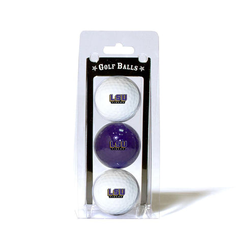 LSU Tigers NCAA 3 Ball Pack