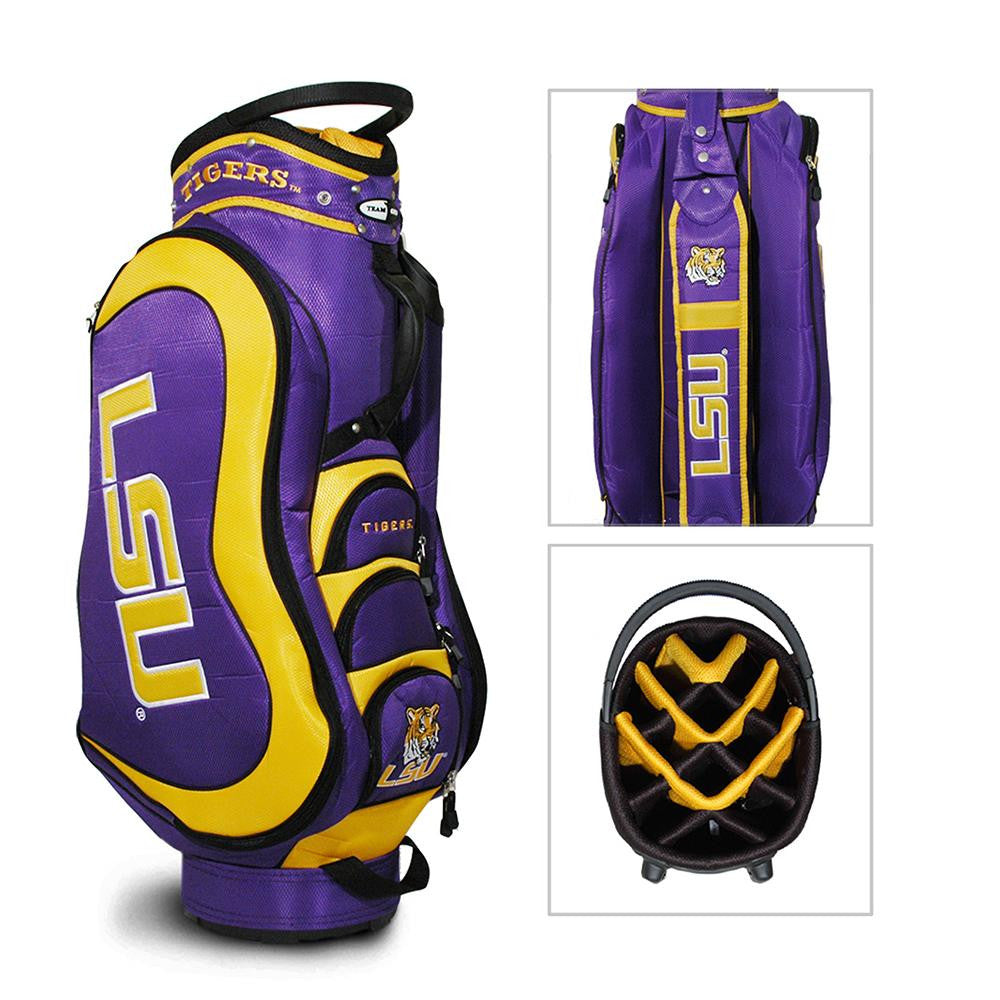 LSU Tigers NCAA Cart Bag - 14 way Medalist