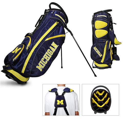 Michigan Wolverines NCAA Stand Bag - 14 way (Fairway)