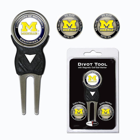 Michigan Wolverines NCAA Divot Tool Pack w-Signature Tool